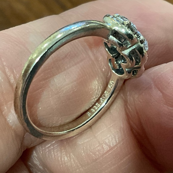 Pandora triple crown large stone ring - Picture 4 of 4